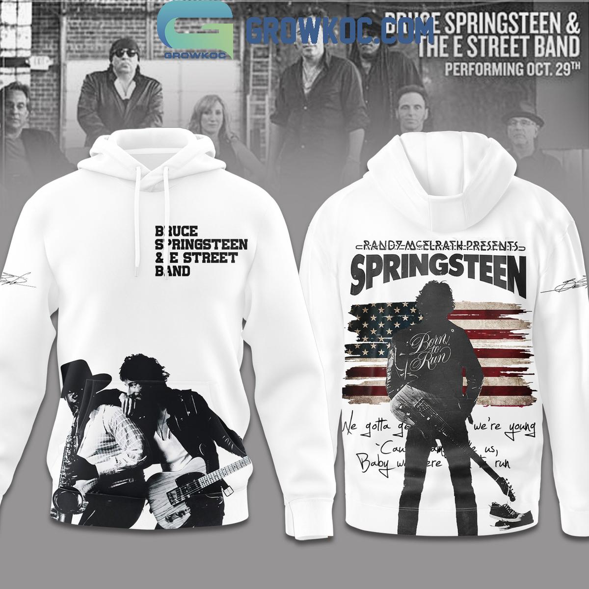 Bruce Springsteen And E Street Band Randy McElrath Presents Hoodie T Shirt 0 LDp18