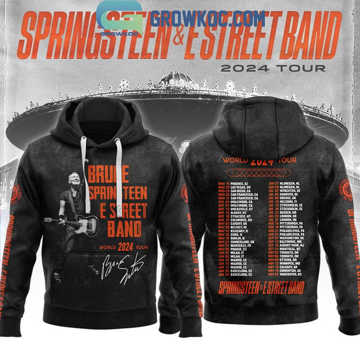 Bruce Springsteen And E Street Band Schedule World Tour 2024 Hoodie Shirts 1 KbHEA