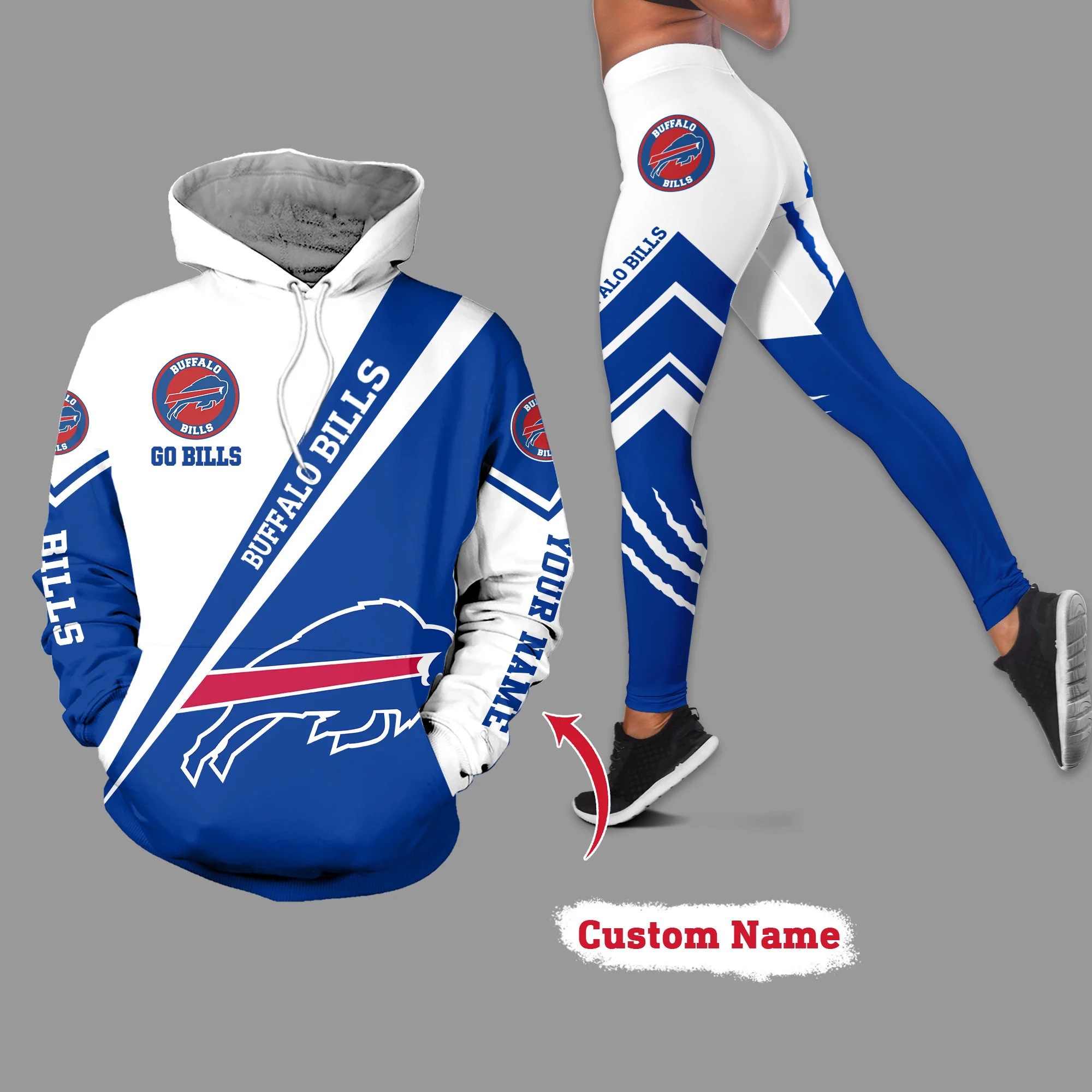 Buffalo Bills Customized Hoodie Leggings Set2B1 zrWPz