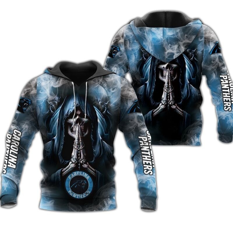 Buffalo Bills Hoodie With 3D Zip Hoodie And Spooky Death Smoke Graphic Perfect Gifts For Fans 0