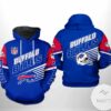 Buffalo Bills NFL Team 3D Printed Hoodie Zipper Hooded Jacket