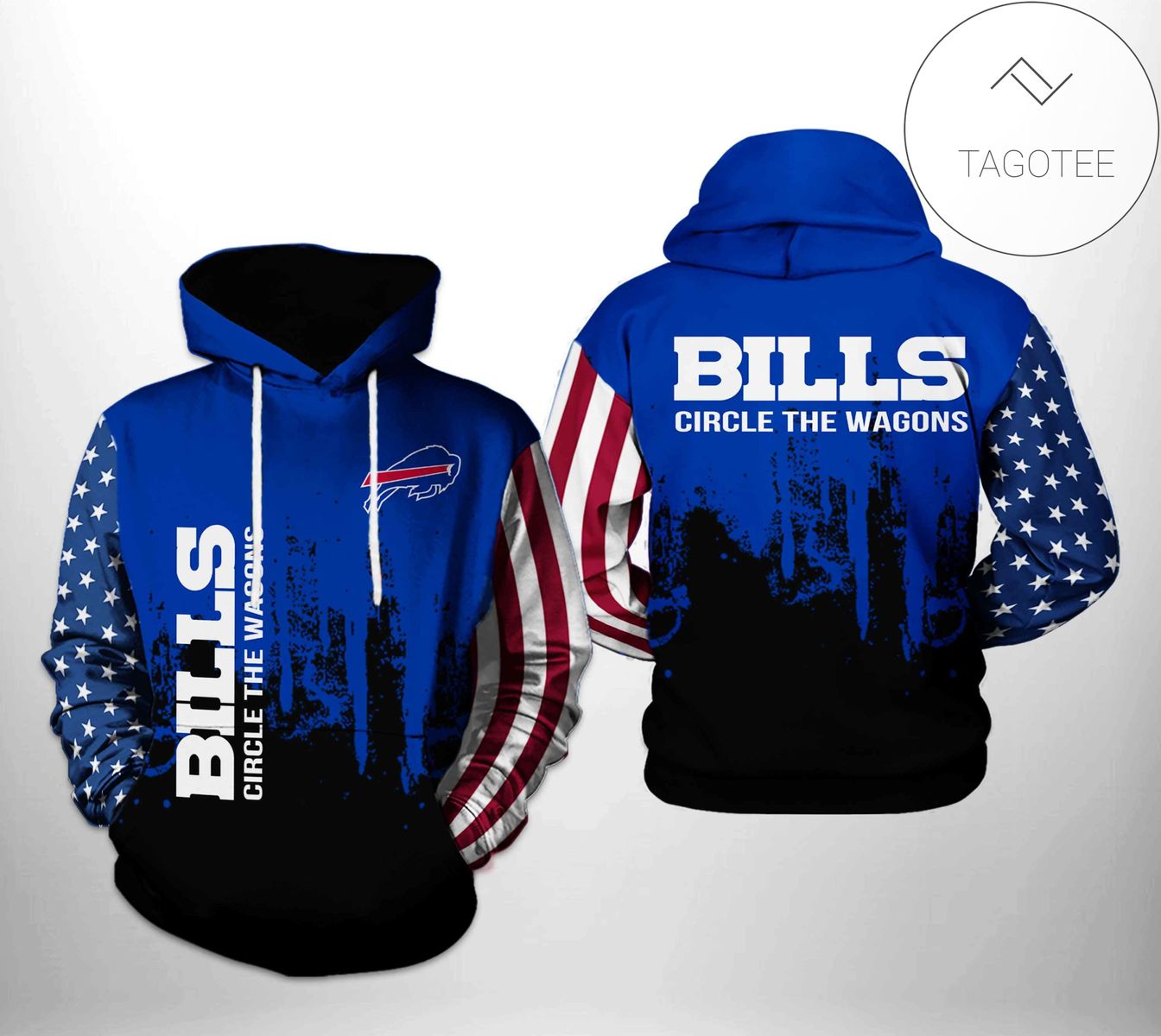 Buffalo Bills NFL Team US 3D Printed Hoodie Zipper Hooded Jacket