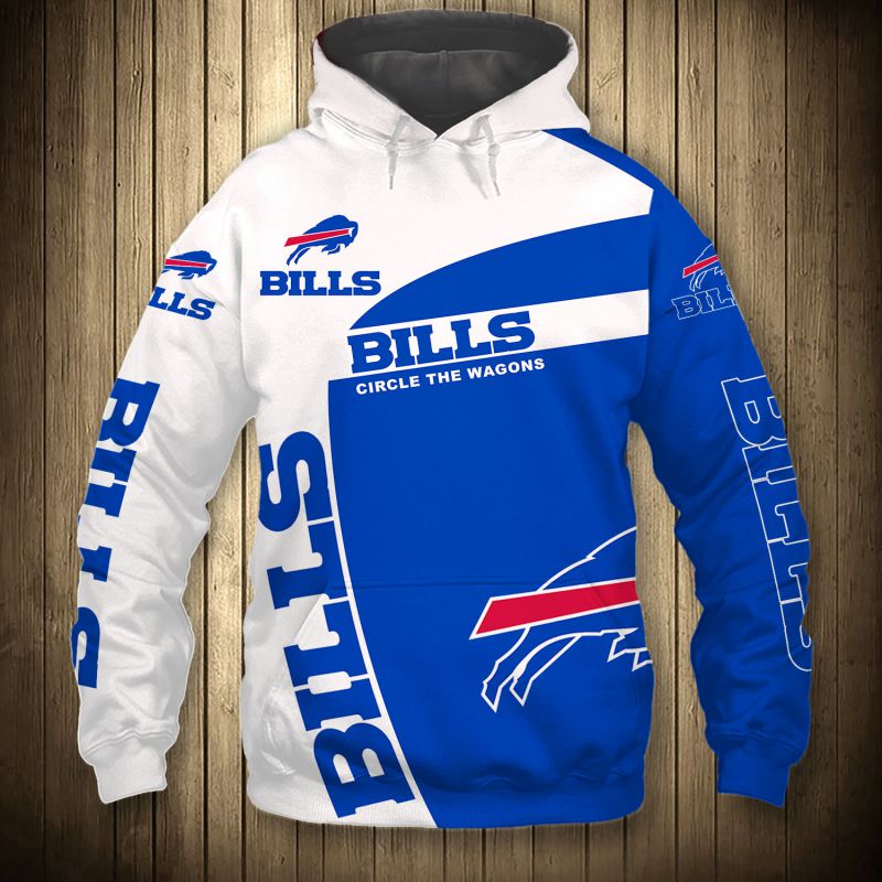 Buffalo Bills Pullover Hoodie With 3D Zip Hoodie Gift For Fans 0