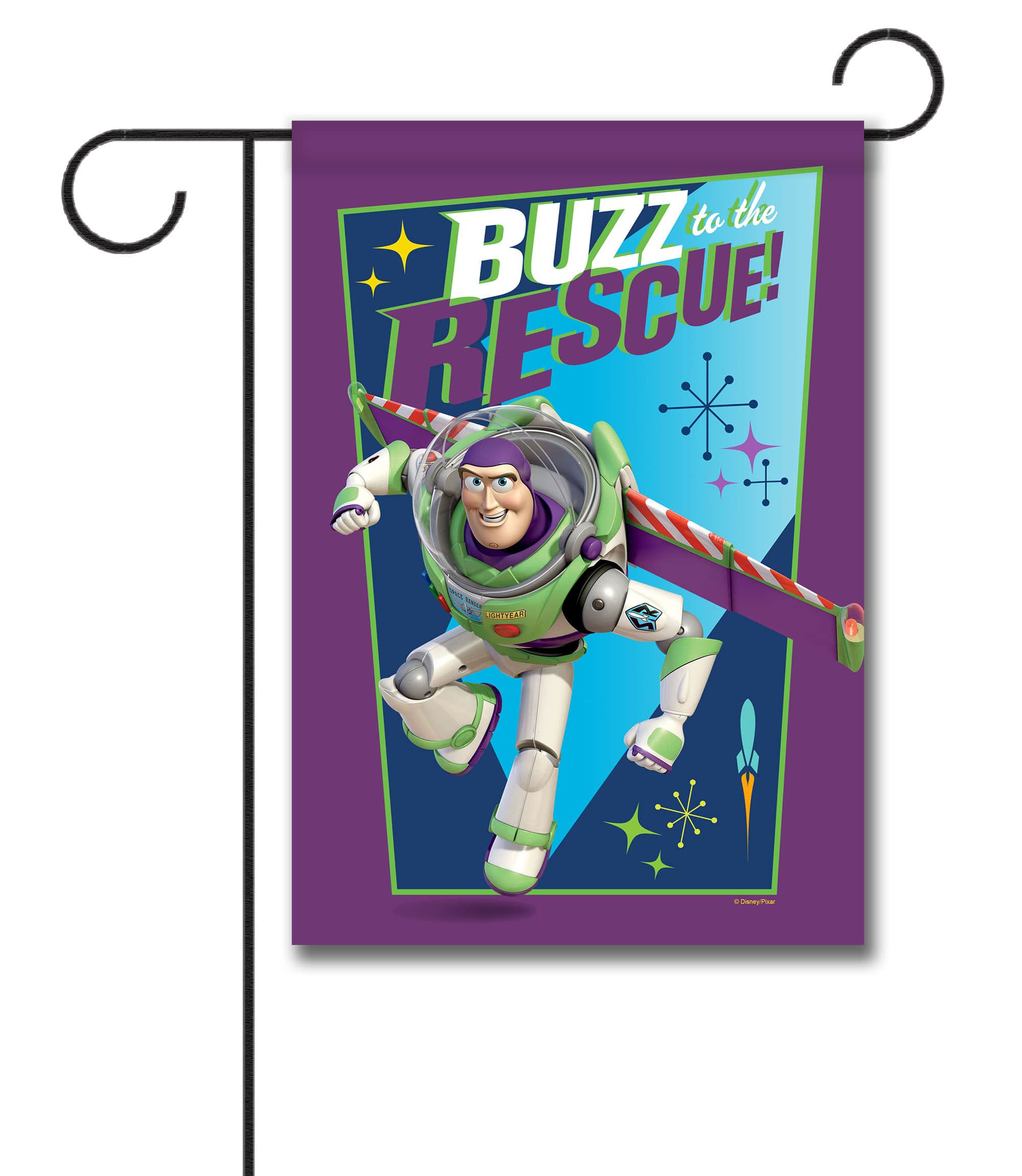 Buzz Rescue Toy Story Disney Flag 2