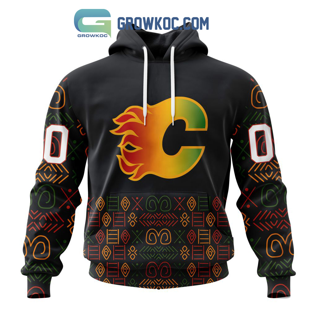 Calgary Flames Black History Month Personalized Hoodie Shirts2B1 3LZZC