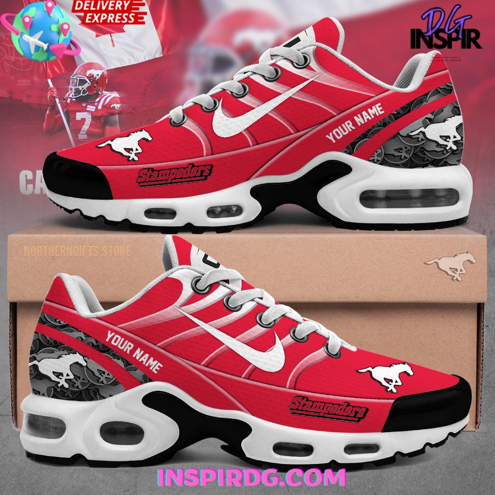 Calgary Stampeders CFL Limited Edition Air Max Plus Shoes 1