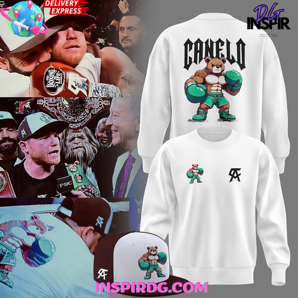 Canelo Alvarez Bear Boxing Sweatshirt 1