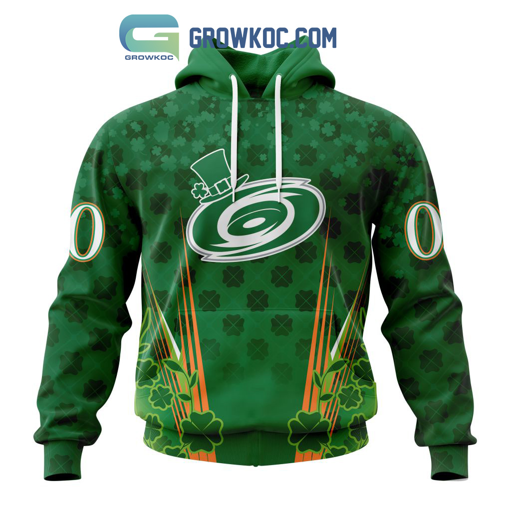 Carolina Hurricanes St. Patricks Day Personalized Hoodie Shirts2B1 BeBDN