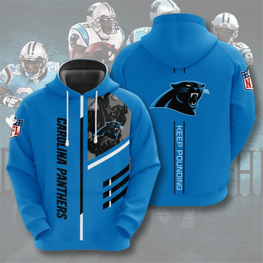 Carolina Panthers Hoodie With One Way Zip Hoodie Design A Perfect Gift For Fans 0