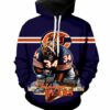 Carolina Panthers UltraCool Design All Over Print Zip Hoodie Pullover Show Your Nfl Team Spirit 0 1