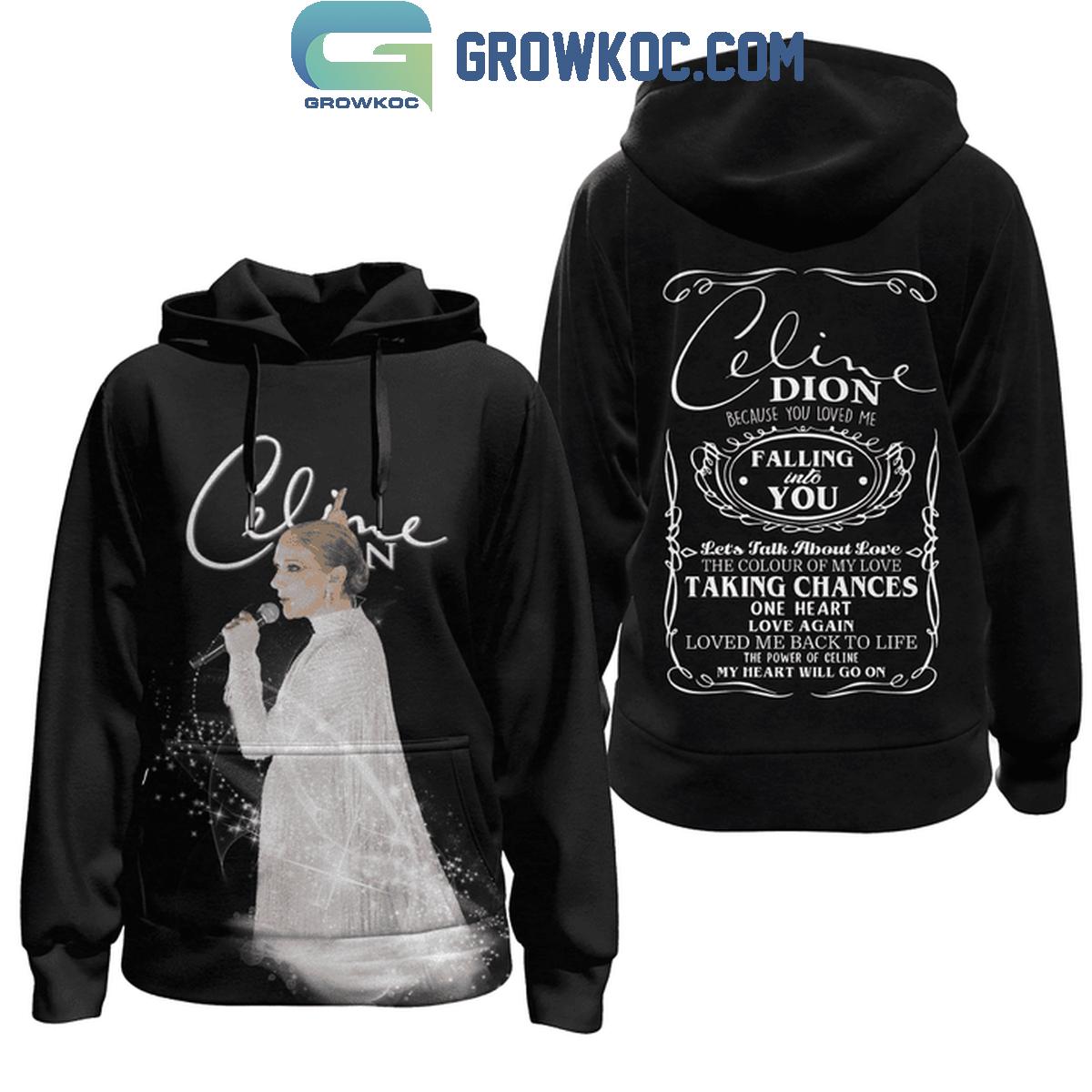 Celine Dion Falling Into You Lets Talk About Love Hoodie T Shirt 1 XuBqZ