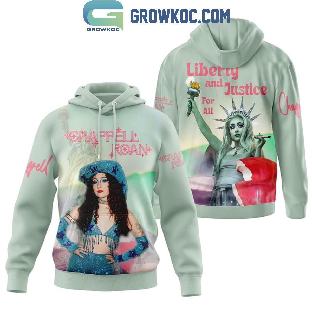 Chappell Roan Liberty And Justice For All Hoodie Shirts 1 33E4R