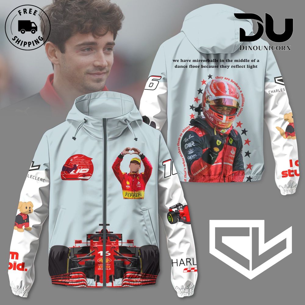 Charles Leclerc Windbreaker Outdoor Jacket 1