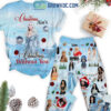 Cher Angels And Snow Christmas Fleece Pajamas Set2B1 HiZks