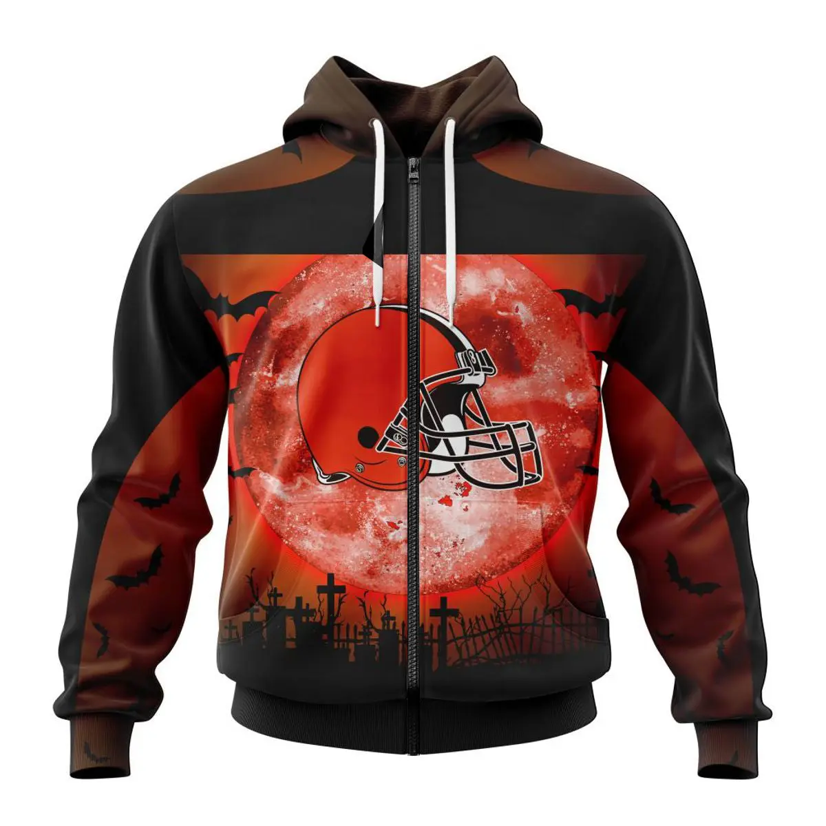 Chicago Bears Hoodies Halloween Custom Name Number Gifts for Fans 0