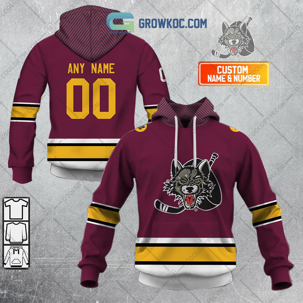 Chicago Wolves Color Fan Personalized Hoodie Shirts2B1 UktVm