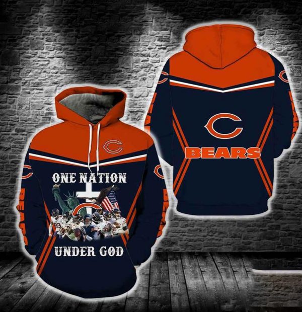 Chicago2BBears2BOne2BNation2BUnder2BGod2BNew2B3D2BHoodie Classic2BT Shirt Sweetdreamfly2BC490EN eYeeR 600x620 1