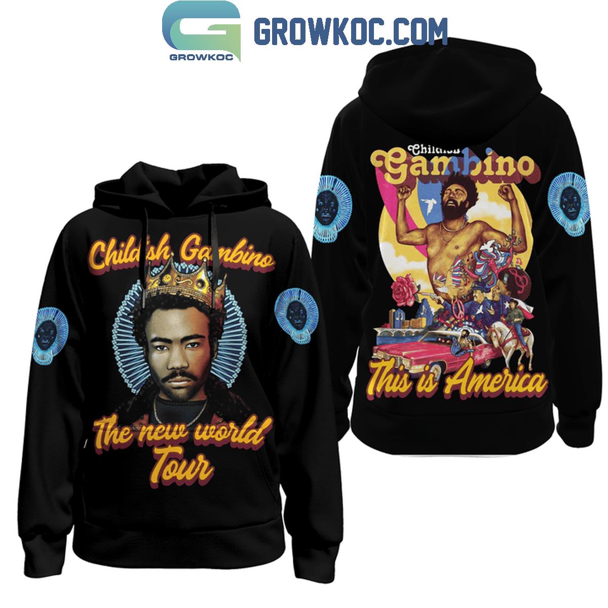 Childish Gambino The New World Tour 2024 This Is America Hoodie Shirts 1 nEU6z