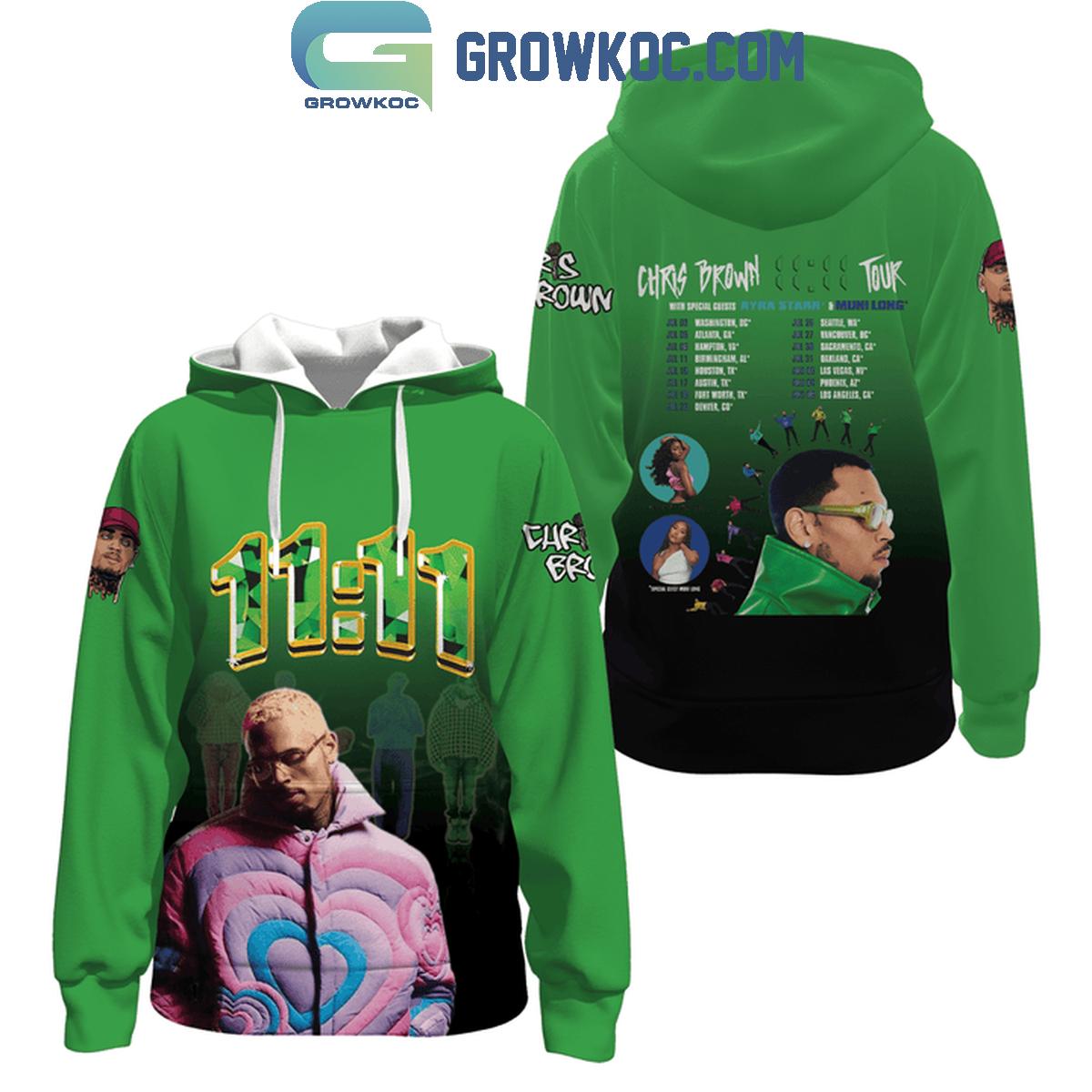 Chris Brown The Stars Tour 2024 Detailed Schedule Hoodie Shirts 1 SR3dM