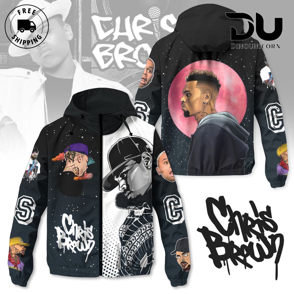 Chris Brown Windbreaker Outdoor Jacket 1