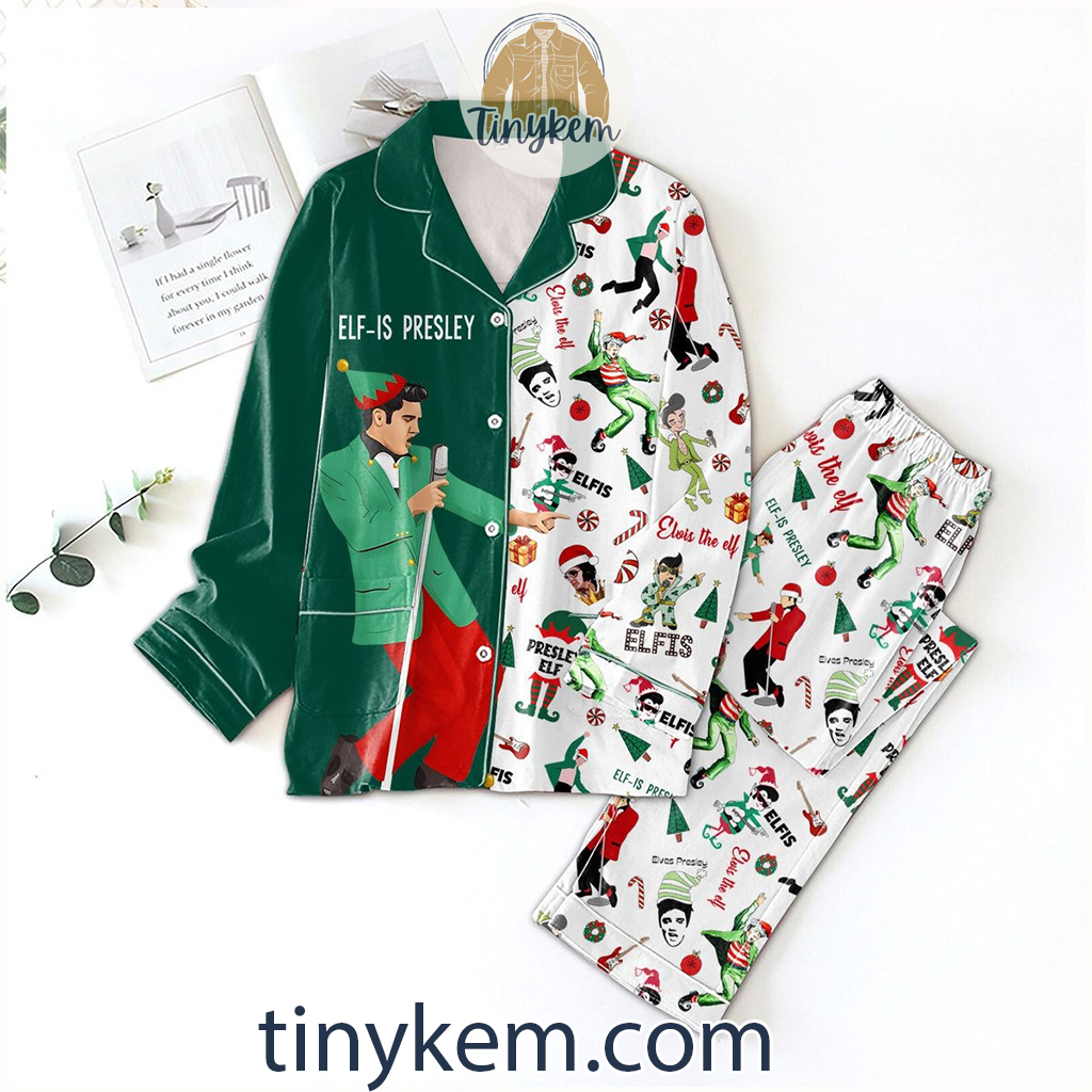 Christmas Pajamas Set For Elvis Presley Fans2B1 hhWXJ