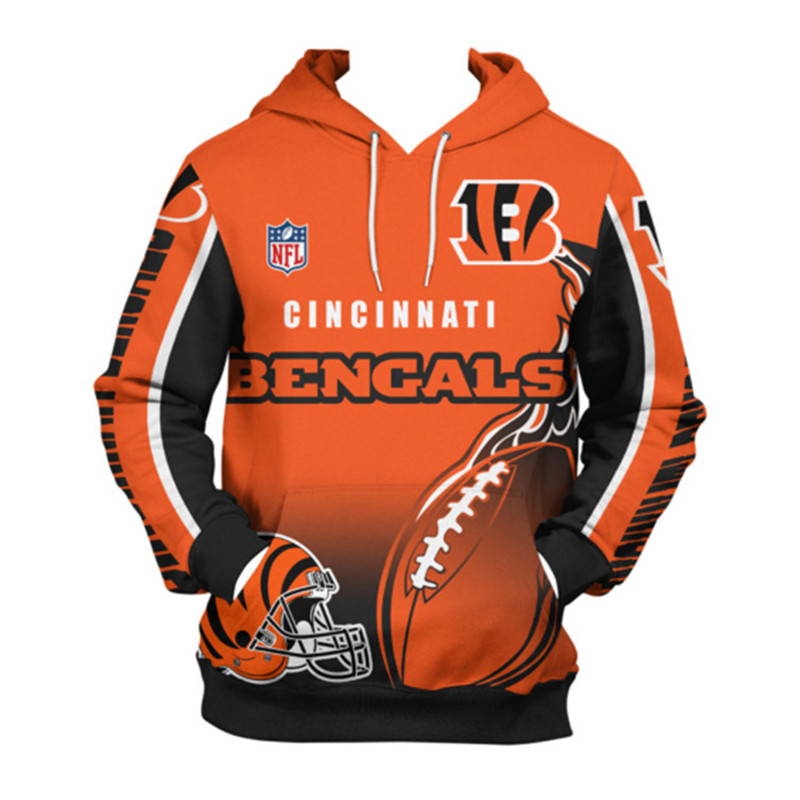 Cincinnati Bengals All Over Print Zip Hoodie Cute Flame Balls Graphic Gifts For Fans 0