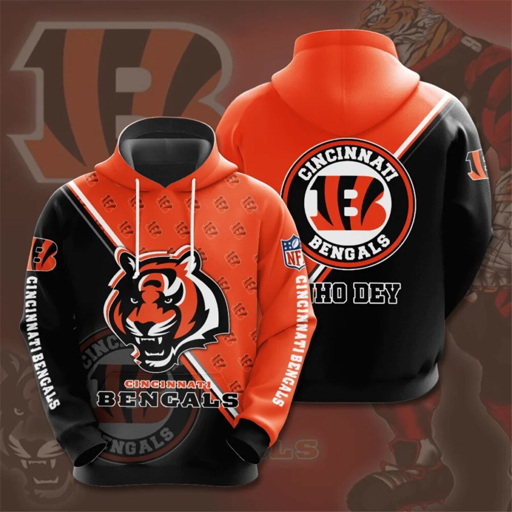 Cincinnati Bengals Hoodie Seal Motifs Gifts for Fans 0 1