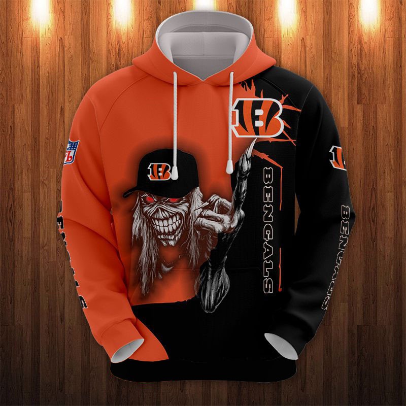 Cincinnati Bengals Hoodie Ultra Death Graphic Gift for Halloween 0