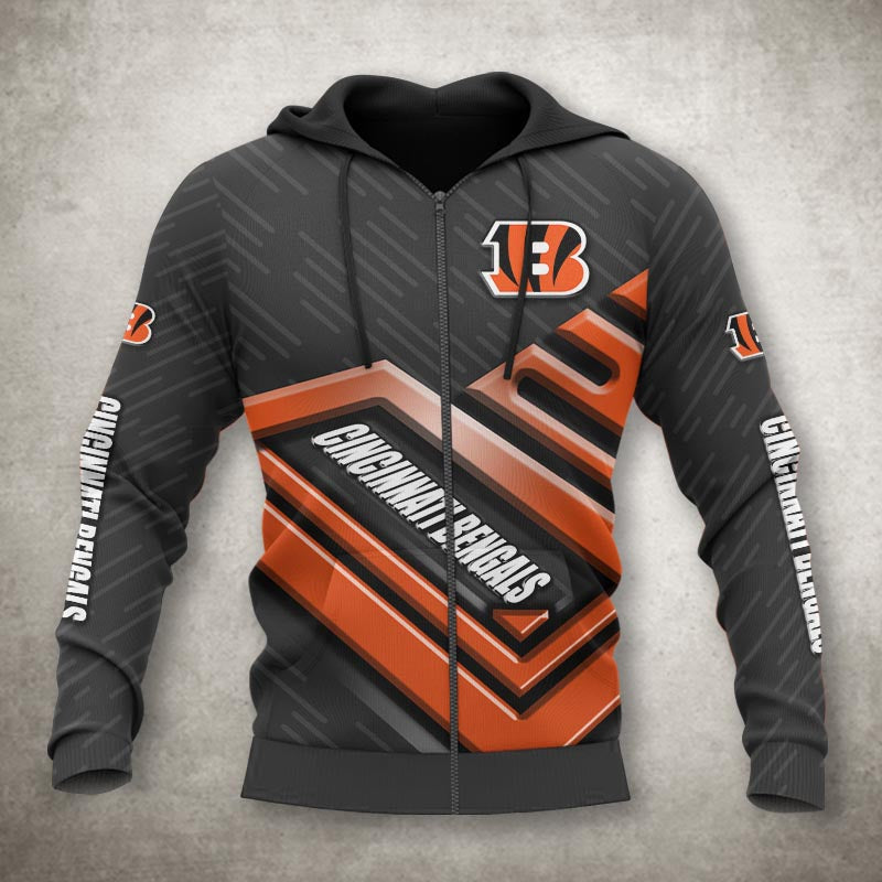 Cincinnati Bengals No 1 Gifts For Fans All Over Print 3D Zip Up Hoodie 0