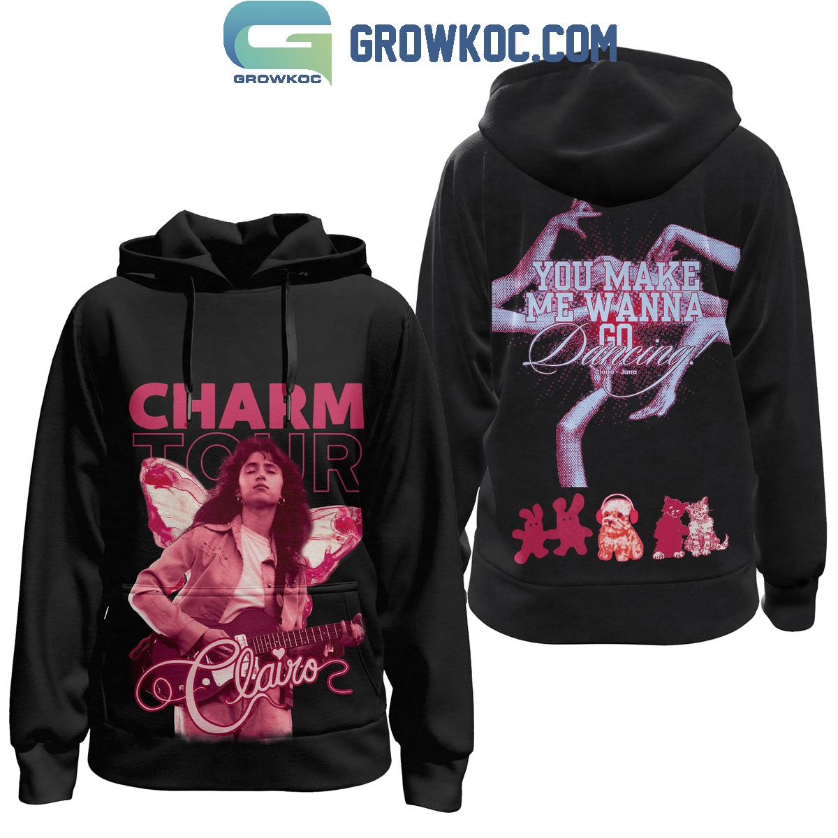 Clairo Charm Tour You Make Me Wanna Go Dancing Hoodie T Shirt 0 hsDXN