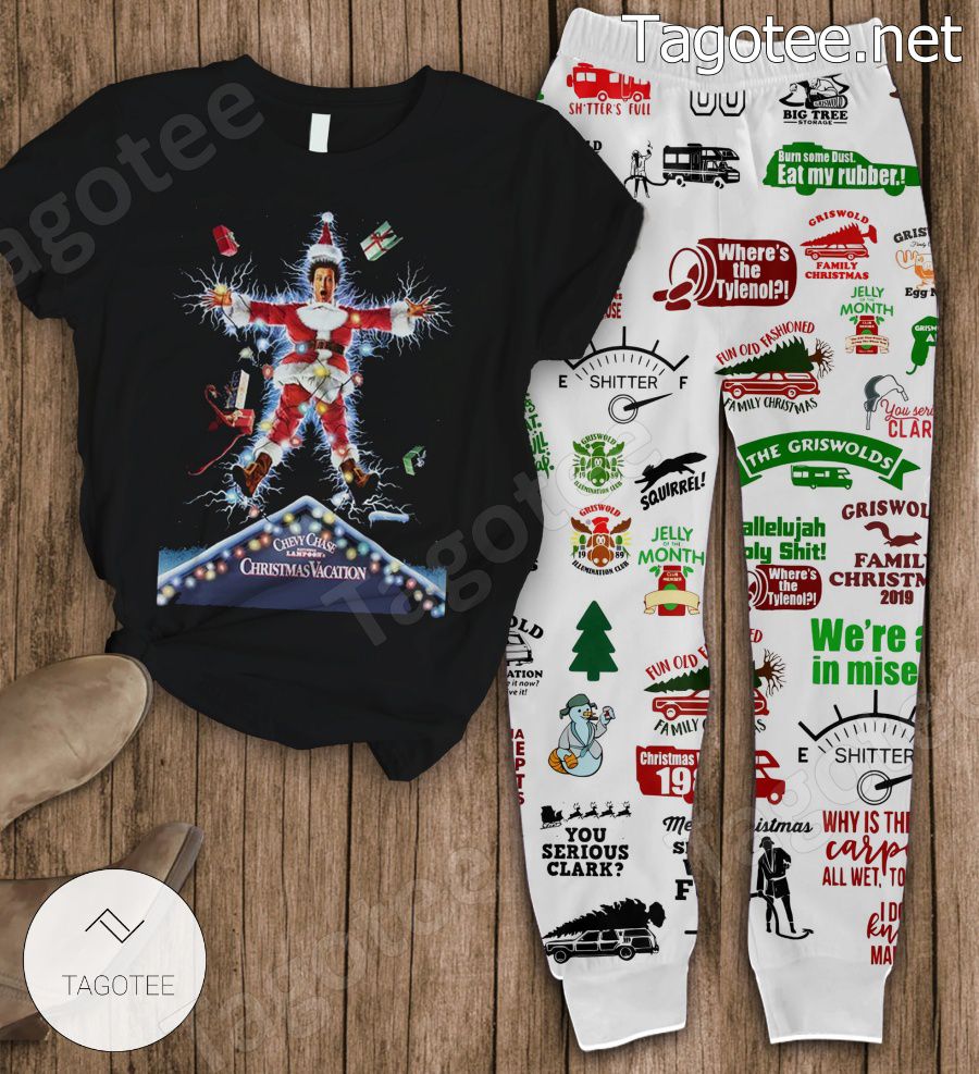 Clark Griswold Electrified Pajamas Set