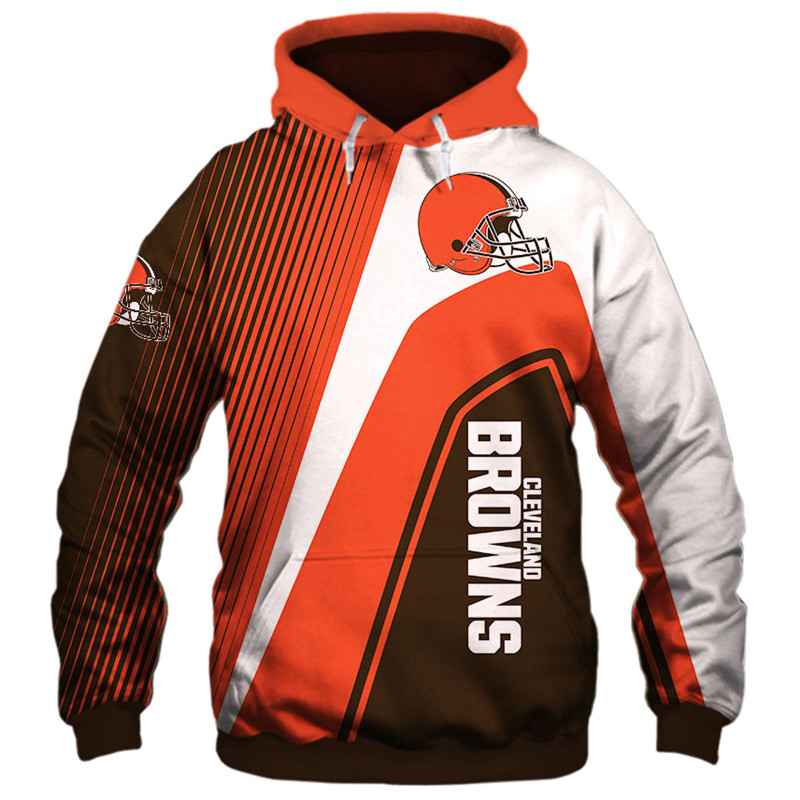 Cleveland Browns All Over Print Zip Hoodie Zip Hoodie Pullover Nfl 0