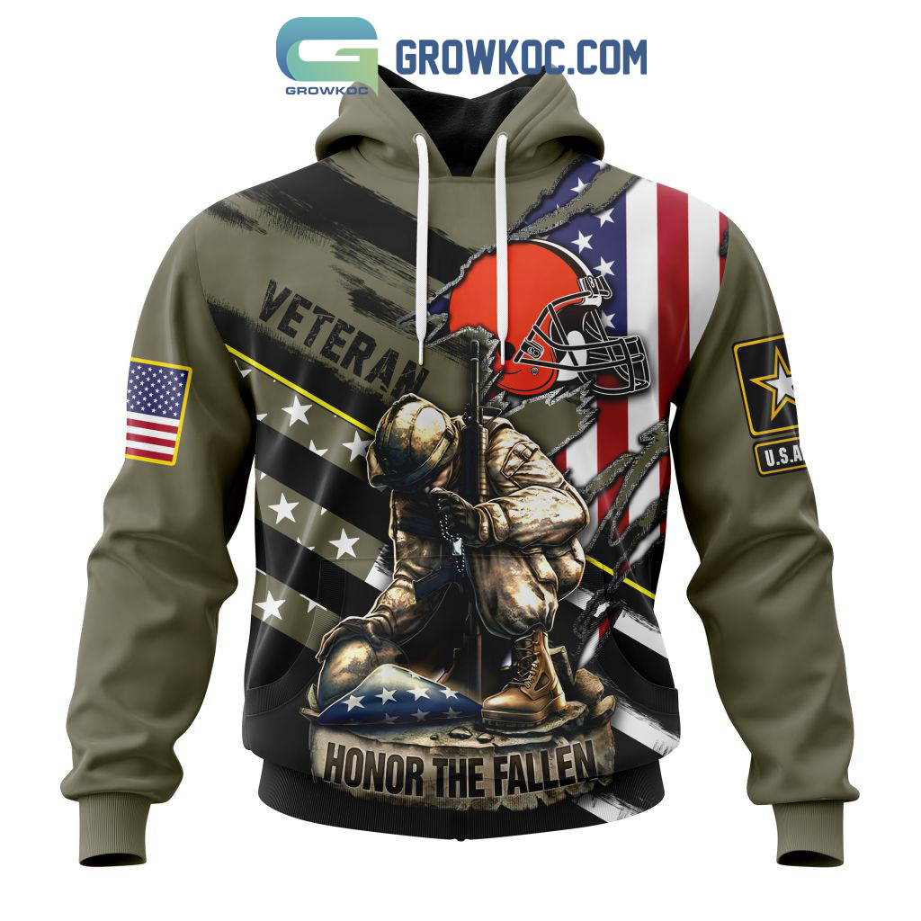 Cleveland Browns NFL Veterans Honor The Fallen Personalized Hoodie T Shirt2B1 3jvjM