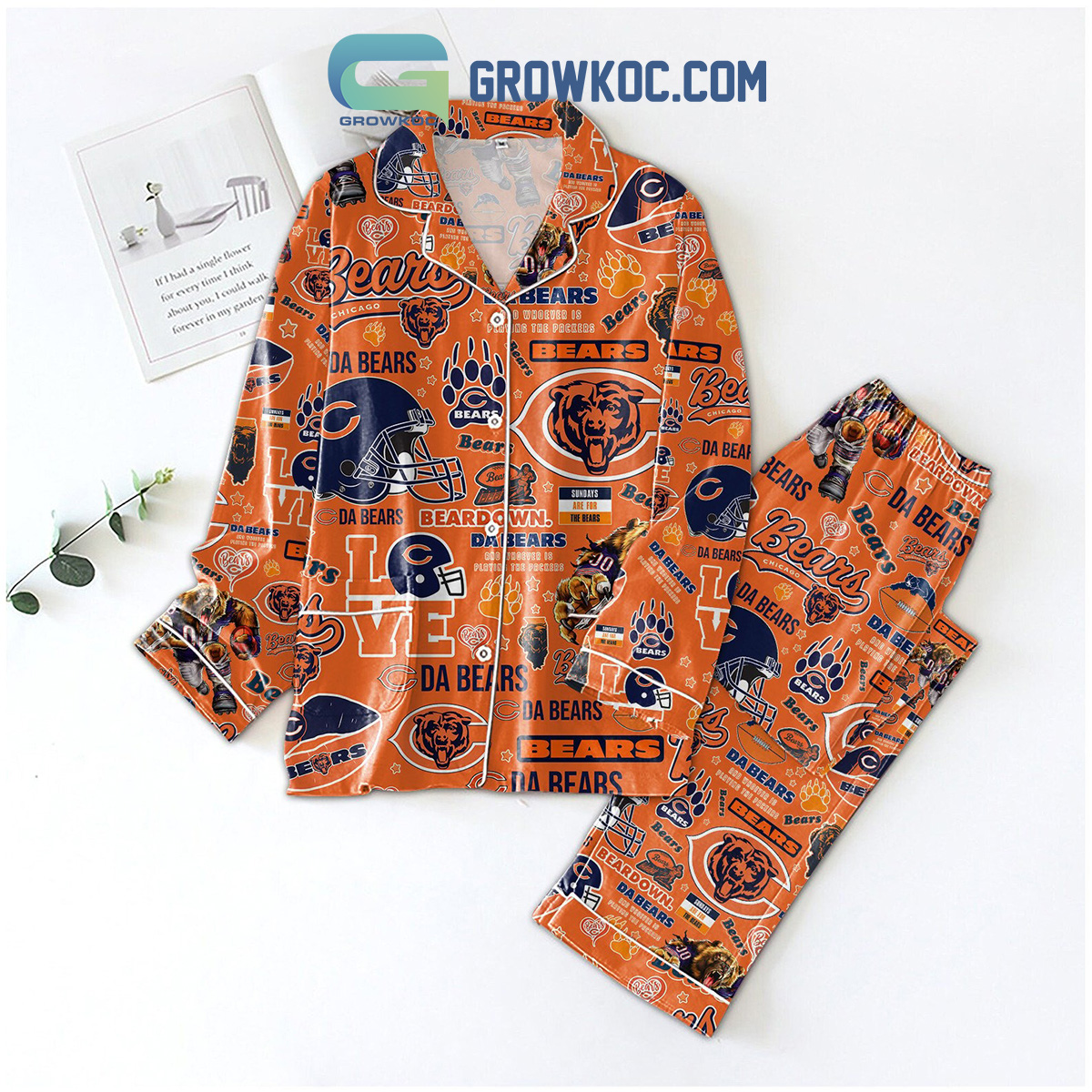 Cleveland Browns Peace Love Funny Art Design Pajamas Set2B1 Kvn3Z