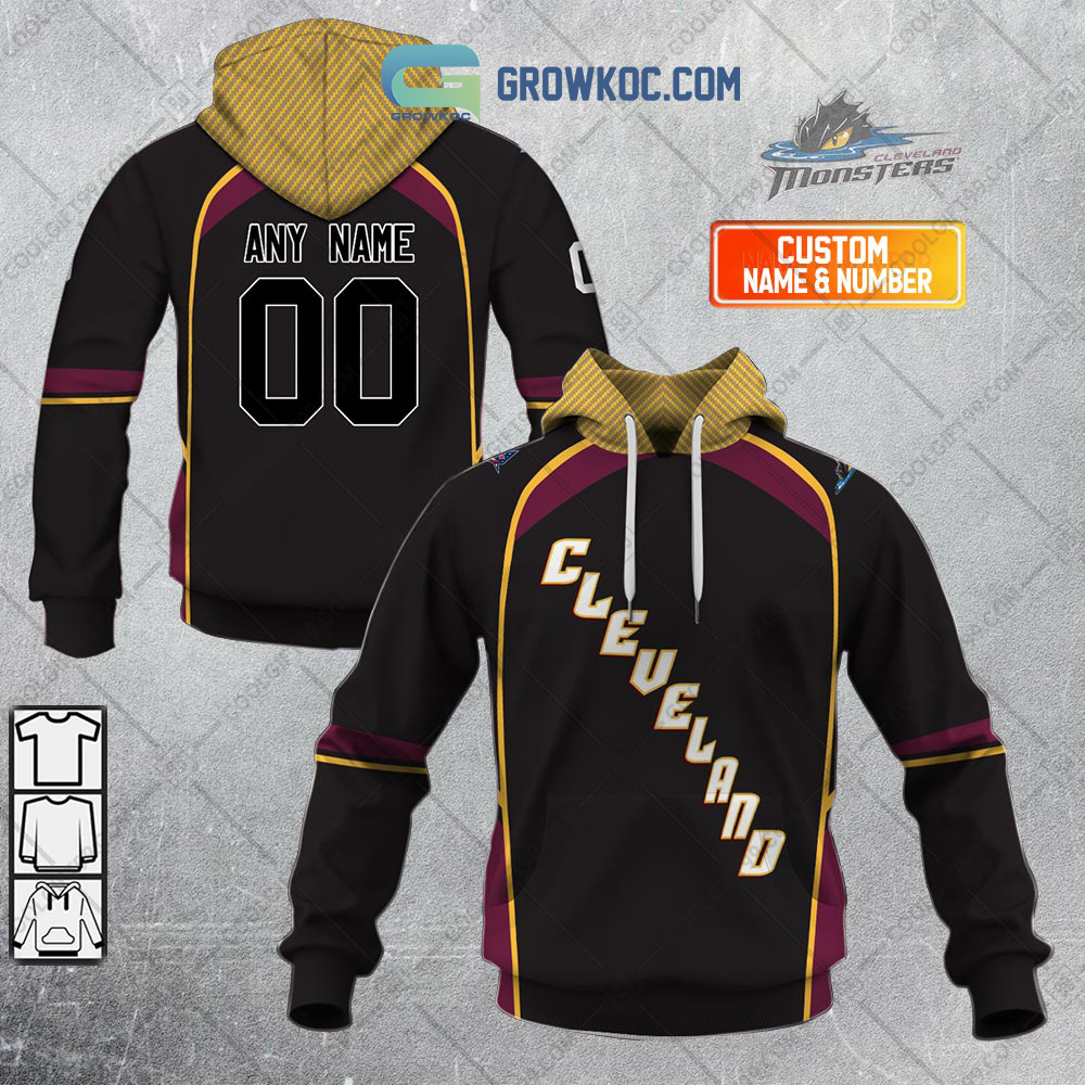 Cleveland Monsters Color Fan Personalized Hoodie Shirts2B1 O9MY5