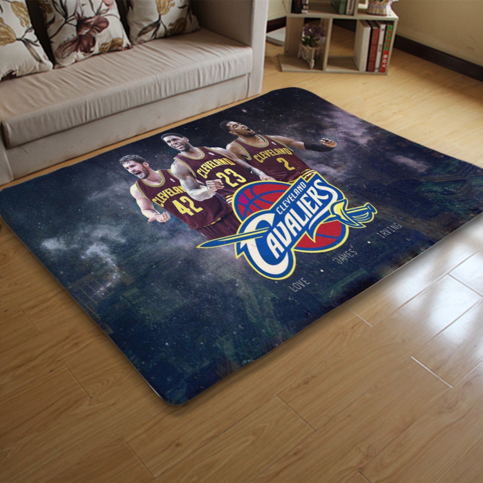 Cleveland Basketball Cavaliers Carpet Living Room Bedroom Mats Kitchen Bathroom Rugs 1