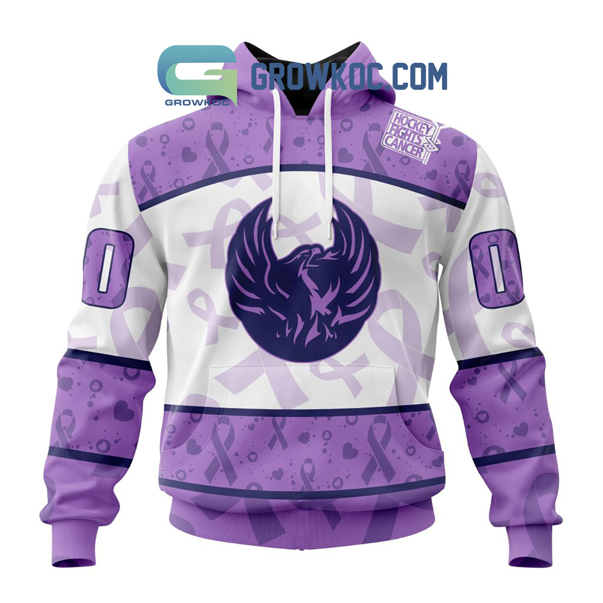 Coachella Valley Firebirds Fight Cancer Lavender Personalized Hoodie Shirts2B1 LtANu