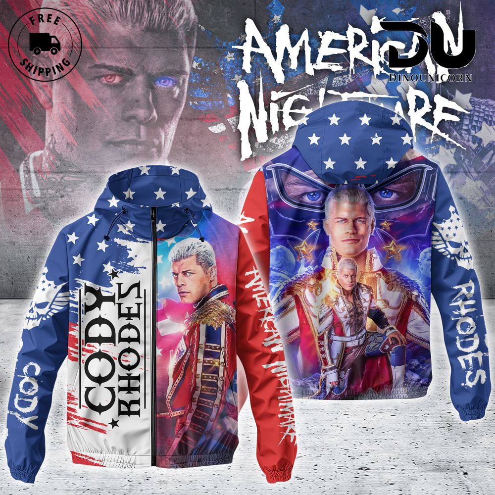 Cody Rhodes American Nightmare Windbreaker Outdoor Jacket 1