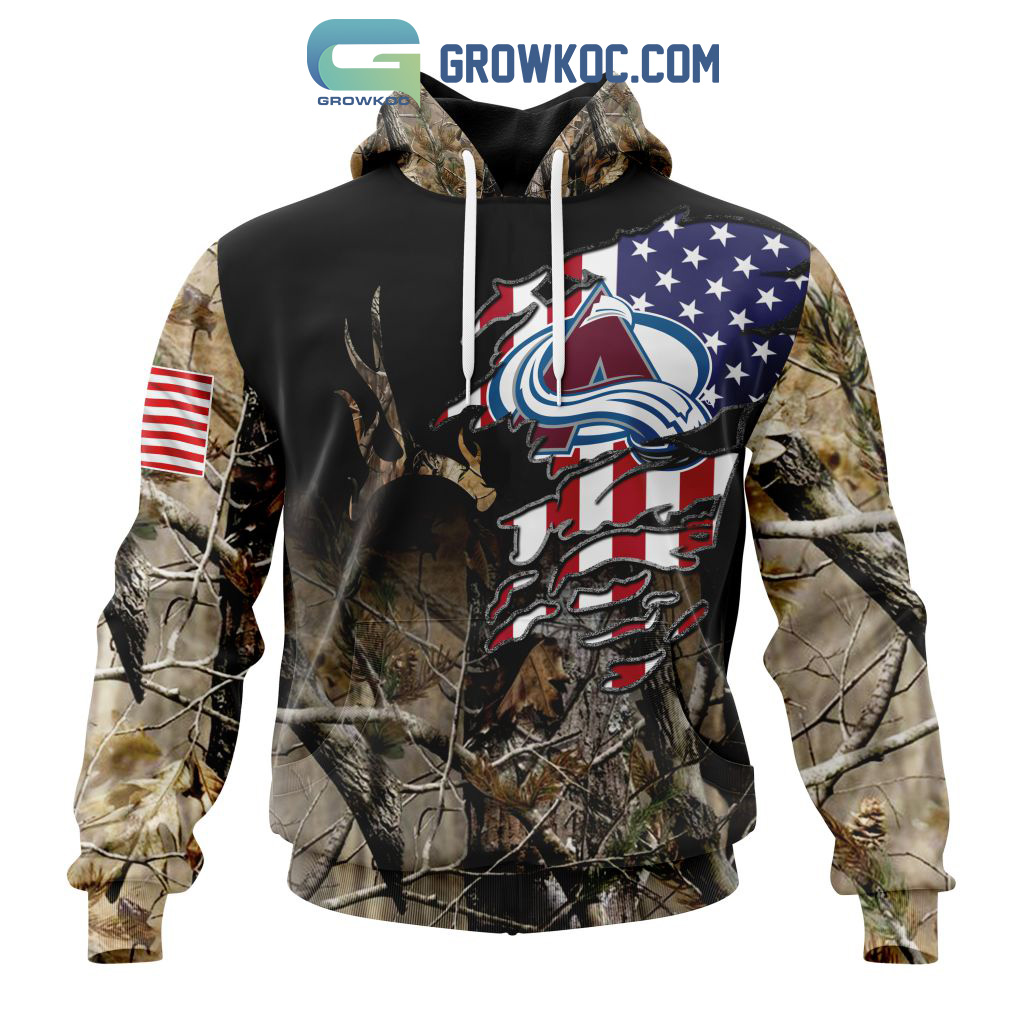 Colorado Avalanche NHL Special Camo Realtree Hunting Personalized Hoodie T Shirt2B1 Pdrdj