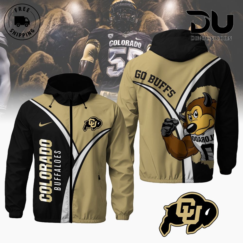 Colorado Buffaloes Football NCAA Windbreaker Jacket 1