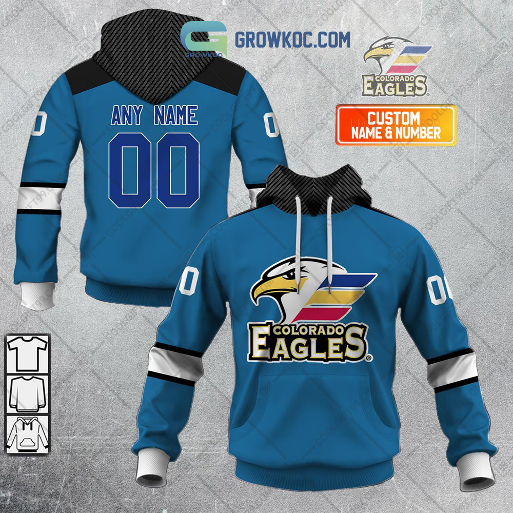 Colorado Eagles Color Fan Personalized Hoodie Shirts2B1 wQgr7