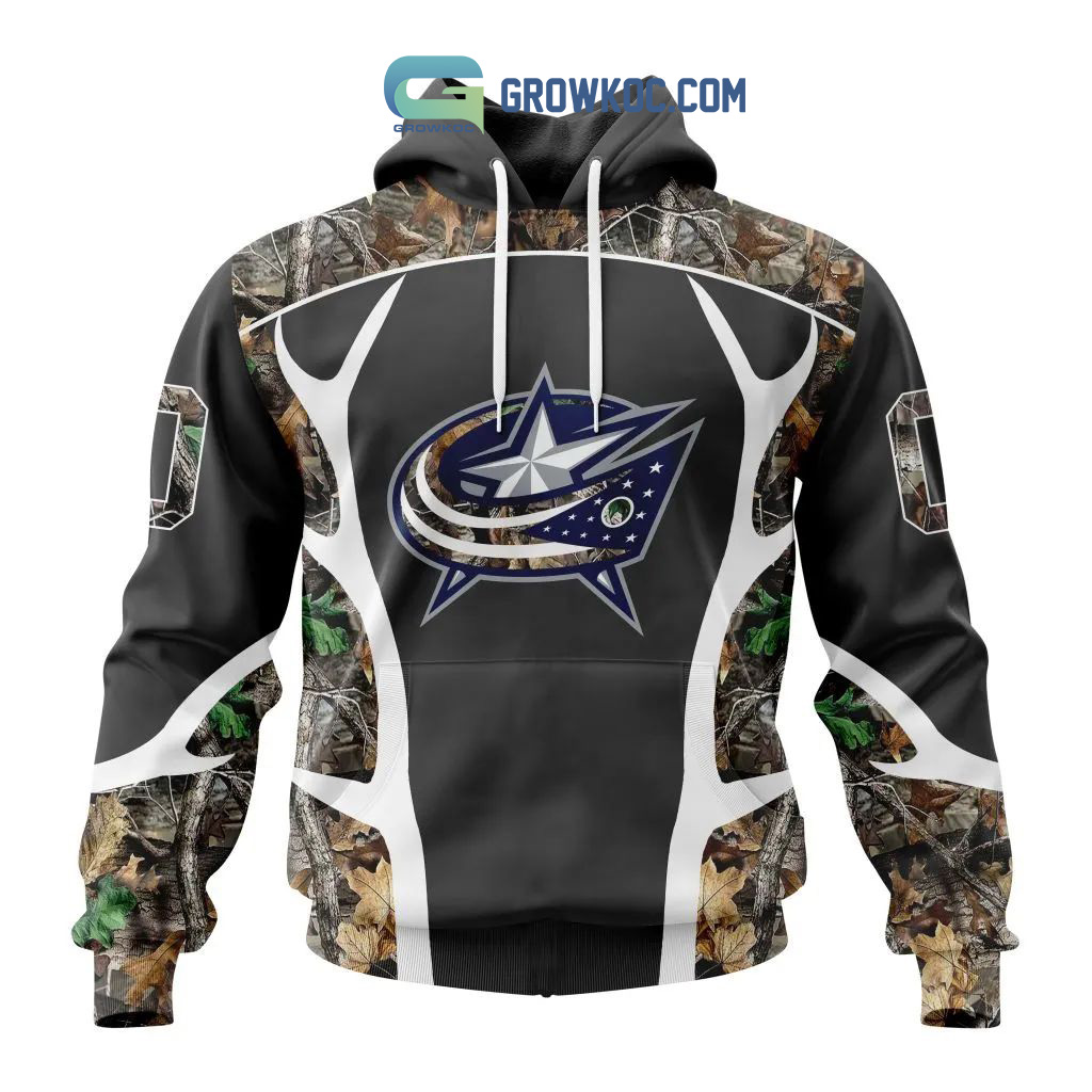 Columbus Blue Jackets NHL Special Camo Hunting Personalized Hoodie T Shirt2B1 hhbgq