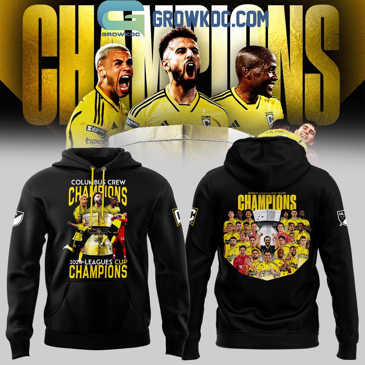 Columbus Crew The Champion Of Leagues Cup 2024 Hoodie T Shirt 1 F5LHK