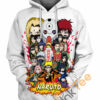 Cool Naruto Ninjas All Over Print Hoodie 3D 0