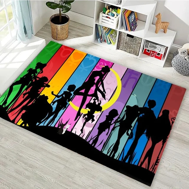 Creative 3D cute S Sailor Moon Children s gift rug DIY patterned home kitchen bathroom door jpg 640x640 jpg webp