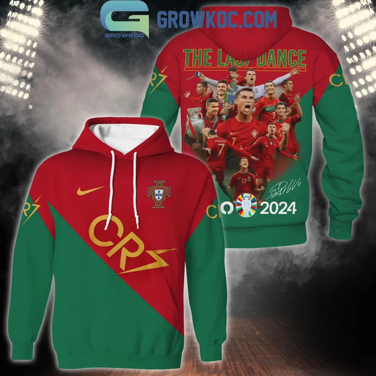 Cristiano Ronaldo Super Siu Portugal Football Team Euro 2024 Hoodie Shirts 1 25vva
