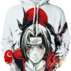 Custom 3D Print Pullover Naruto Hoodie for Men 0