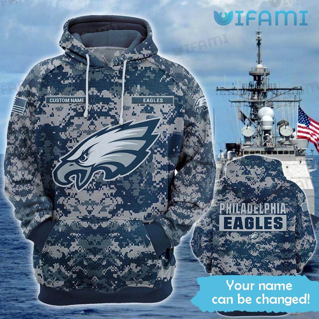 Custom Philadelphia Eagles Hoodie 3D Camouflage Philadelphia Eagles Gift 0