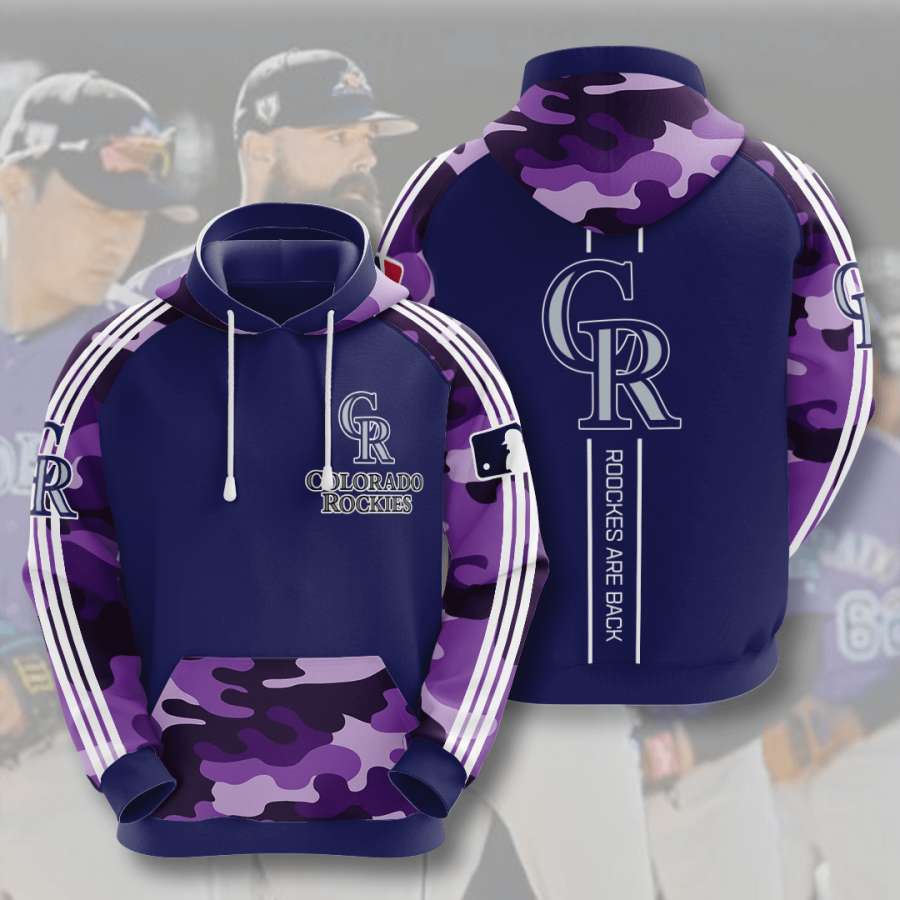 Custom Sport All Over Print Hoodie Colorado Rockies Edition 0