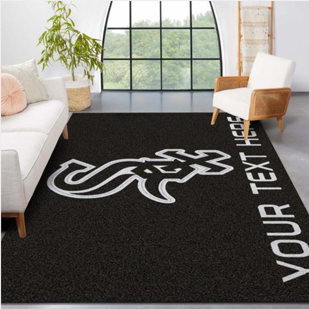 Customized MLB Chicago White Area Rug Living Room And Bedroom Rug Home Us Decor 1 vnfmyq